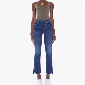 Mother Insider Step Fray Crop Jeans